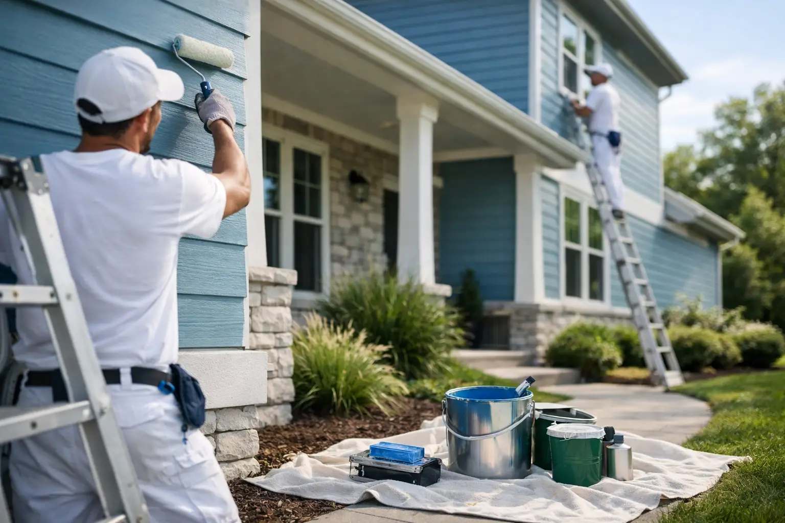 Exterior house painting contractor in Charlotte NC
