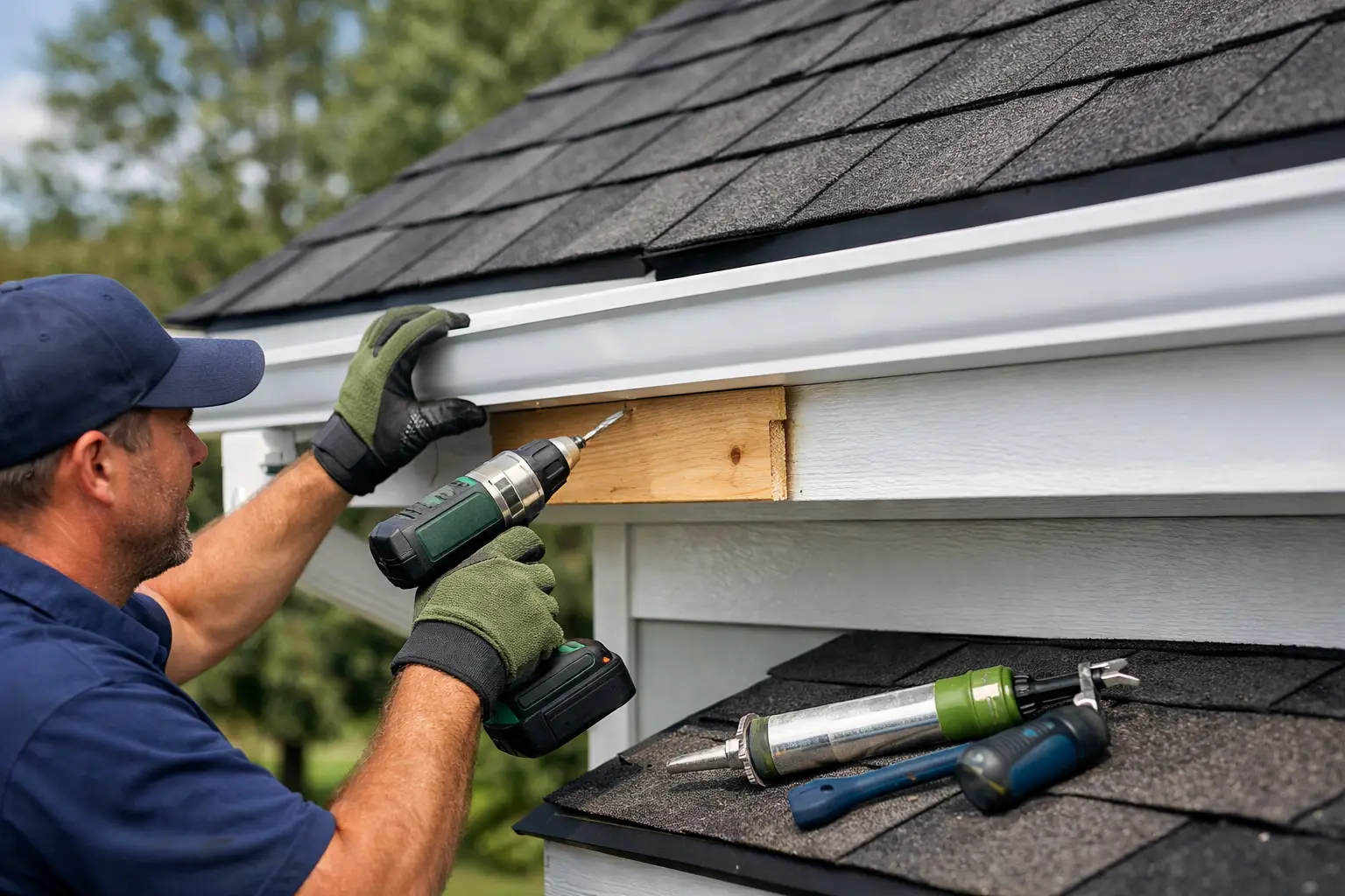 Gutter and fascia repair in Charlotte NC