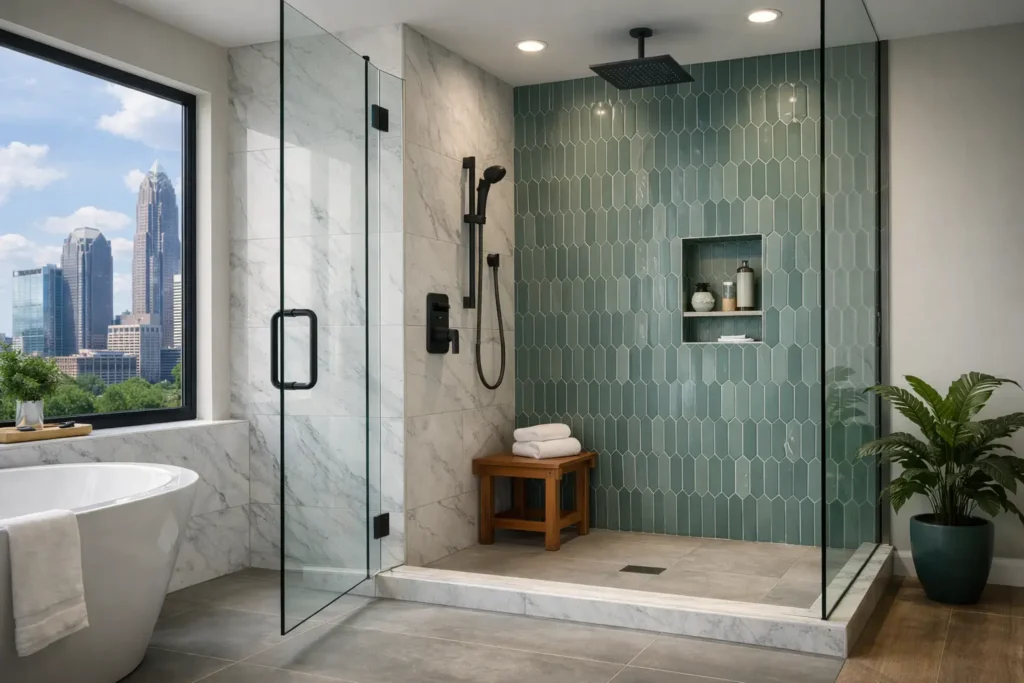 Walk In Shower Ideas for Charlotte Homes